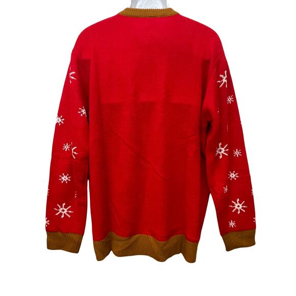 FunQi BB Gun Shotgun Ugly Christmas Sweater Size Large - Picture 2 of 3